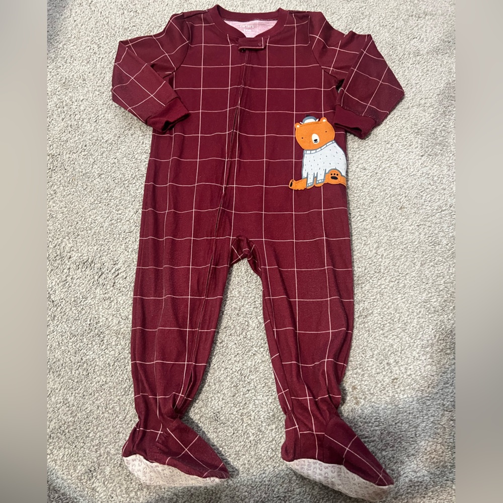 Carter's Loose Fit Footed Pajama - 24M